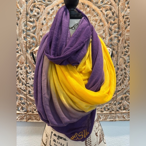 Accessories - LSU Louisiana State University Lightweight Infinity Scarf- 35”x17.5”
